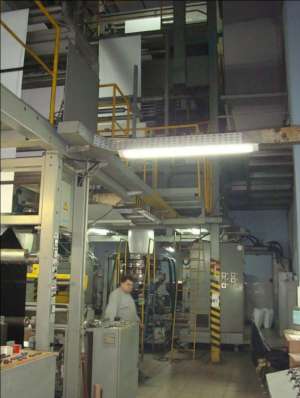 Barmag 5 layer blown film extrusion line