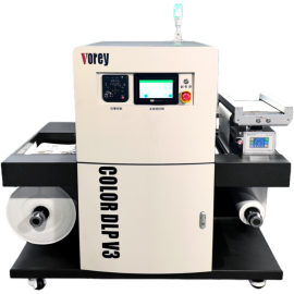 Тонерная цифровая рулонная четырехкрасочная печатная машина VOREY COLOR DLP V3