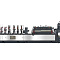 Пакетоделательная машина JUDING JDM 600-S / 700-S / 1000-S / 1200-S для изготовления трехшовных пакетов (пакеты сашет)